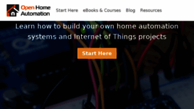 What Openhomeautomation.net website looked like in 2017 (6 years ago)