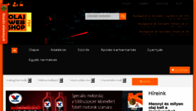 What Olajwebshop.hu website looked like in 2017 (7 years ago)
