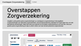 What Overstappen-zorgverzekering.nl website looked like in 2017 (7 years ago)