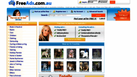 What Ozfreeads.com.au website looked like in 2017 (6 years ago)