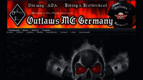 What Outlawsmc.de website looked like in 2017 (6 years ago)