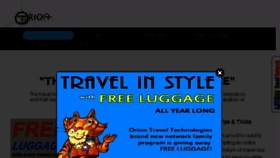 What Oriontraveltechnologies.com website looked like in 2017 (7 years ago)