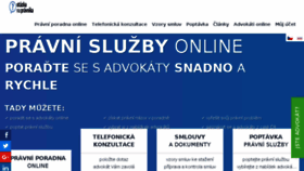 What Otazkanapravnika.eu website looked like in 2017 (7 years ago)