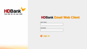 What Owa.hdbank.com.vn website looked like in 2017 (6 years ago)