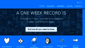 What Oneweekrecords.com website looked like in 2017 (7 years ago)