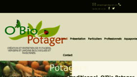 What Obiopotager.fr website looked like in 2017 (7 years ago)