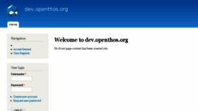 What Openthos.org website looked like in 2017 (6 years ago)