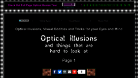 What Opticaliillusions.com website looked like in 2017 (6 years ago)