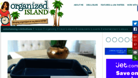 What Organizedisland.com website looked like in 2017 (6 years ago)