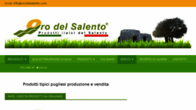 What Orodelsalento.com website looked like in 2017 (7 years ago)