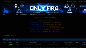 What Onlyarg.com website looked like in 2017 (6 years ago)