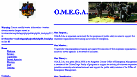 What Omegaresponders.org website looked like in 2017 (6 years ago)