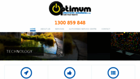 What Optimumesolutions.com.au website looked like in 2017 (6 years ago)