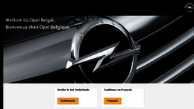 What Opel.be website looked like in 2017 (6 years ago)