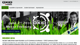 What Oxid-commons.de website looked like in 2017 (6 years ago)