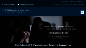 What Ontariodivorces.com website looked like in 2017 (6 years ago)