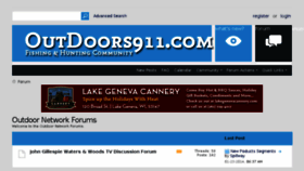 What Outdoors911.com website looked like in 2017 (6 years ago)