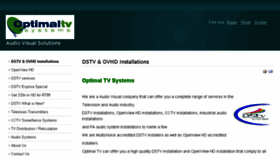 What Optimaltv.co.za website looked like in 2017 (6 years ago)