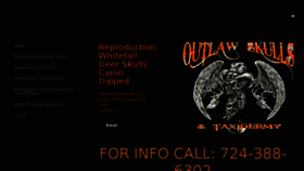 What Outlawskulls.com website looked like in 2017 (6 years ago)