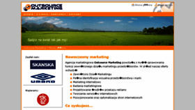 What Omarketing.pl website looked like in 2017 (6 years ago)
