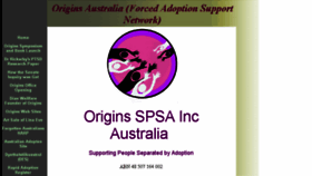 What Originsnsw.com website looked like in 2017 (6 years ago)