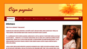 What Oazapoznani.cz website looked like in 2017 (6 years ago)