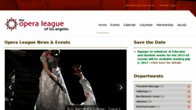 What Operaleague.org website looked like in 2017 (6 years ago)