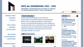 What Orte-der-erinnerung.de website looked like in 2017 (6 years ago)