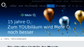 What O2more.de website looked like in 2017 (6 years ago)