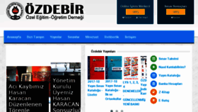 What Ozdebir.org.tr website looked like in 2017 (6 years ago)