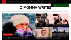 What Omommawrites.com website looked like in 2017 (6 years ago)