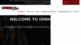 What Orbico.com website looked like in 2017 (6 years ago)