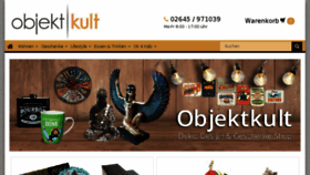 What Objektkult-shop.de website looked like in 2017 (6 years ago)