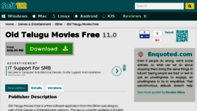 What Old-telugu-movies-free.soft112.com website looked like in 2017 (6 years ago)