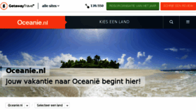 What Oceanie.nl website looked like in 2017 (6 years ago)
