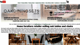 What Oakdiningsets.co.uk website looked like in 2017 (6 years ago)