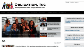 What Obligation.org website looked like in 2017 (6 years ago)