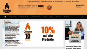 What Oekobrix.de website looked like in 2017 (6 years ago)