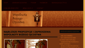 What Ojcze.pl website looked like in 2017 (6 years ago)