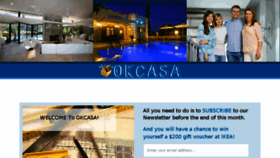 What Okcasa.net website looked like in 2017 (6 years ago)