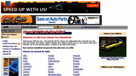What Oldcars.com website looked like in 2017 (6 years ago)