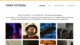 What Omarestrada.com website looked like in 2017 (6 years ago)