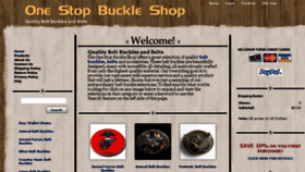 What Onestopbuckleshop.com website looked like in 2017 (6 years ago)