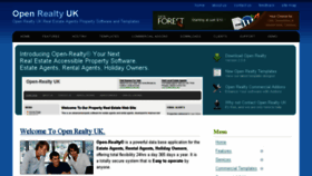 What Open-realty.co.uk website looked like in 2017 (6 years ago)