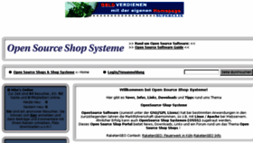 What Open-source-shop-systeme.de website looked like in 2017 (6 years ago)