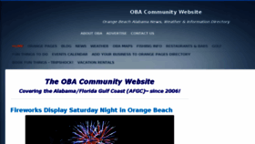What Orangebeach.ws website looked like in 2017 (6 years ago)