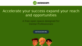 What Osteocom.net website looked like in 2017 (6 years ago)
