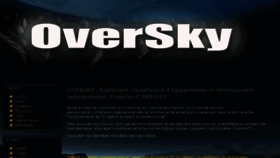 What Over-sky.fr website looked like in 2017 (6 years ago)