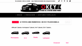 What Okey.fr website looked like in 2017 (6 years ago)