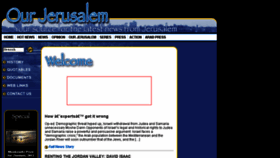 What Ourjerusalem.com website looked like in 2017 (6 years ago)